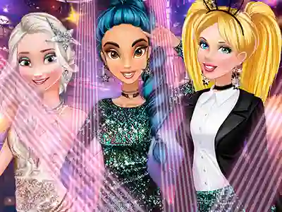Gêm Princess Night Out in Hollywood ar-lein