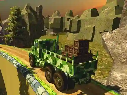 Gêm Army Truck Transport ar-lein