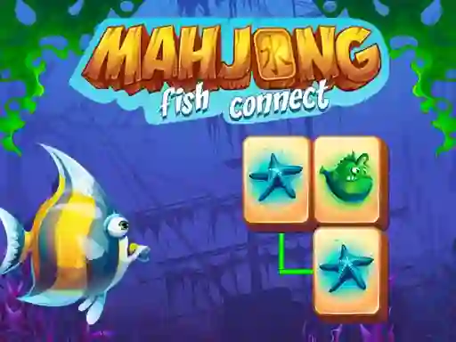 Gêm Mahjong Fish Connect ar-lein