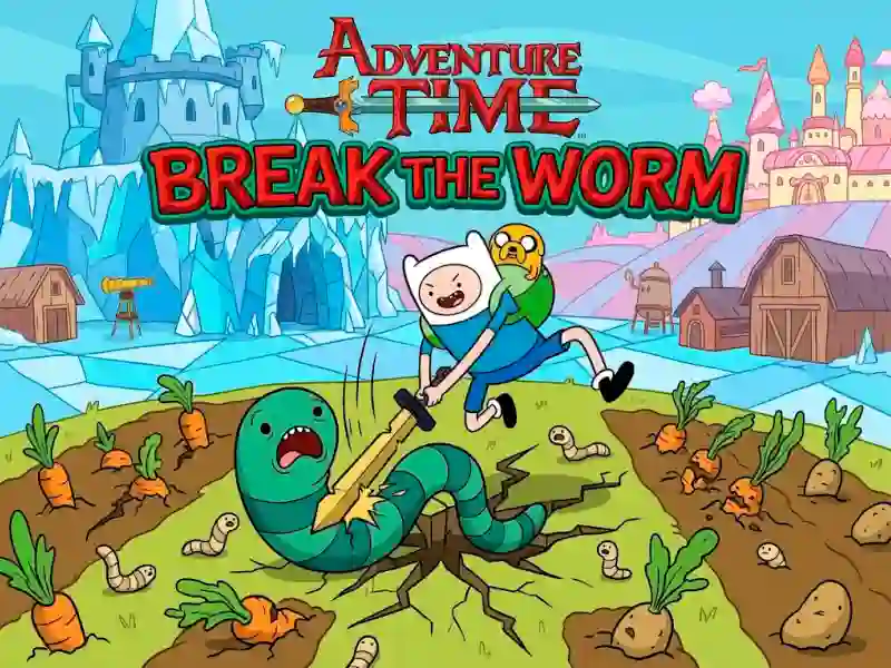 Gêm Adventure Time Break the Worm ar-lein