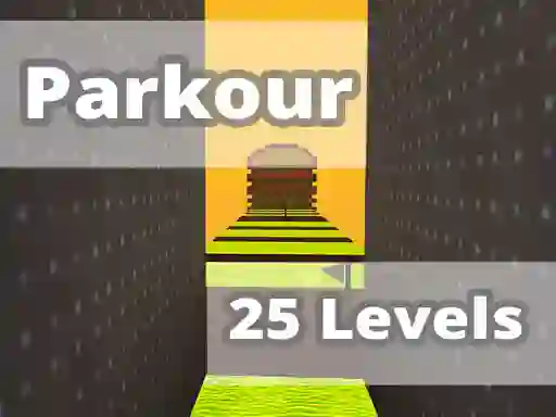Gêm Parkour 25 Levels ar-lein