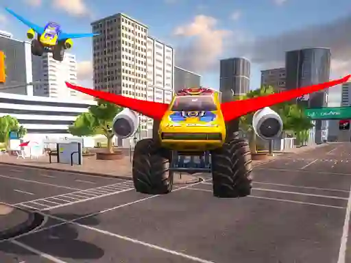 Gêm Real Flying Truck Simulator 3d ar-lein