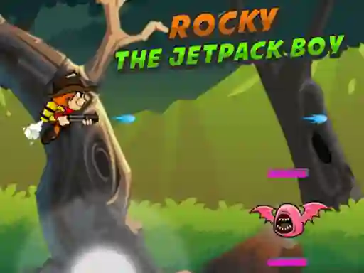 Gêm Rocky The Jetpack Boy ar-lein