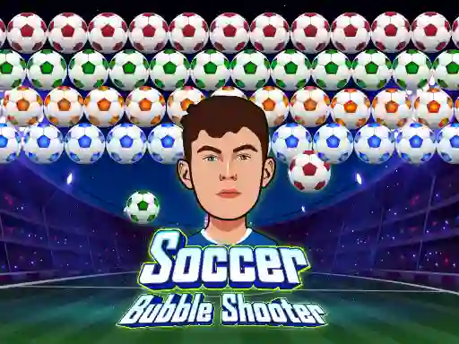 Gêm Soccer Bubble Shooter ar-lein