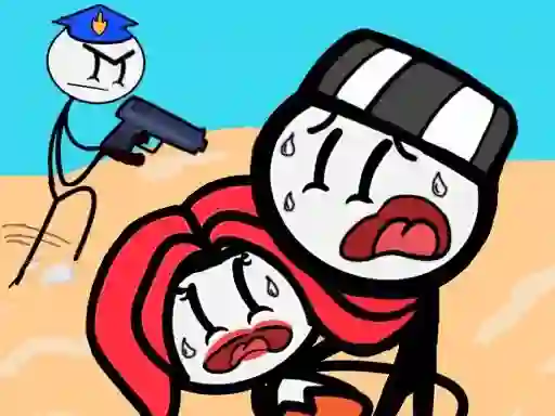 Gêm Stickman Jailbreak Story ar-lein