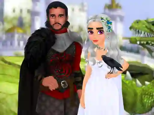 Gêm Dragon Queen Wedding Dress ar-lein