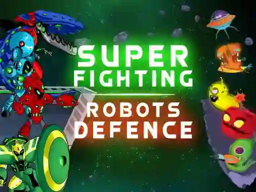 Gêm Super Fighting Robots Defense ar-lein