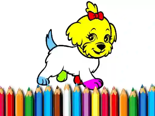Gêm Back To School: Doggy Coloring Book ar-lein