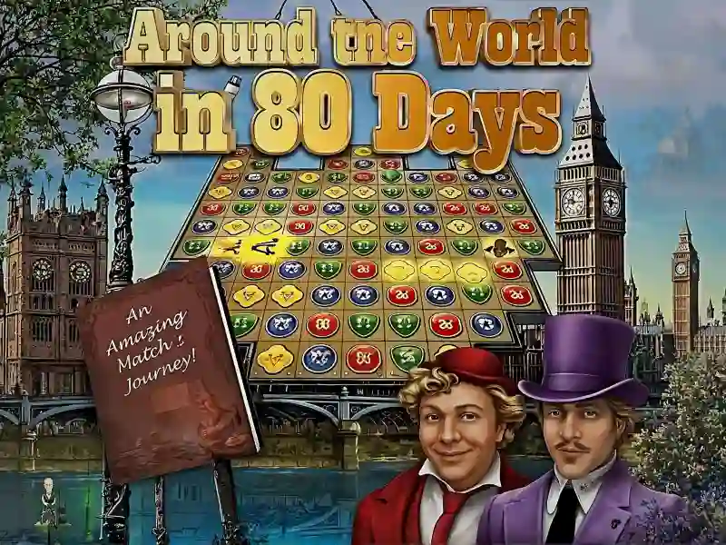 Gêm Around the World in 80 days ar-lein