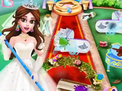 Gêm Princess Wedding Cleaning ar-lein