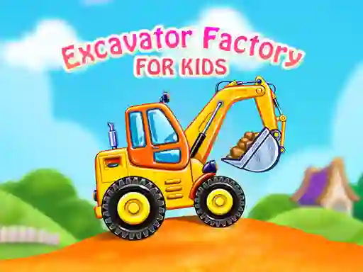 Gêm Excavator Factory For Kids ar-lein