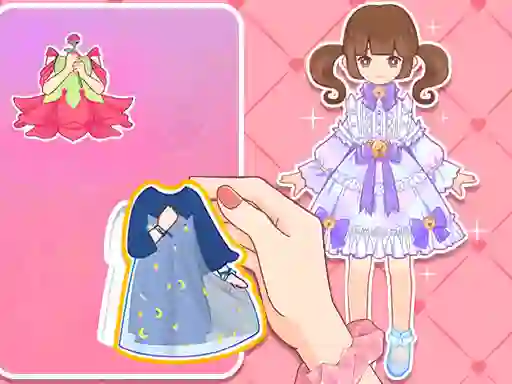 Gêm Paper Doll For Girls Dress Up ar-lein