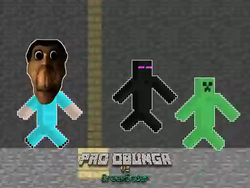 Gêm Pro Obunga vs CreepEnder ar-lein