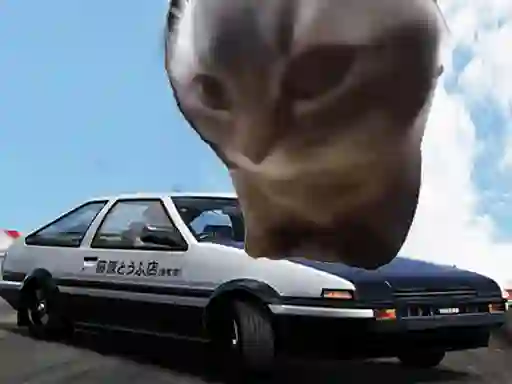Gêm Car Stunt Chipi Chipi Chapa Chapa Cat ar-lein