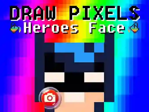 Gêm Draw Pixels Heroes Face ar-lein