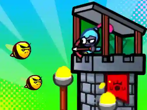Gêm Idle Archer Tower Defense ar-lein