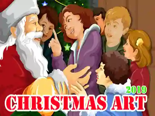 Gêm Christmas Art 2019 ar-lein