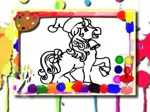 Gêm Horse Coloring Book ar-lein