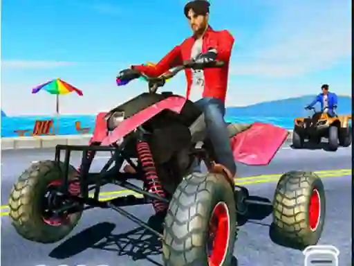 Gêm Quad Bike Traffic Racing Mania ar-lein