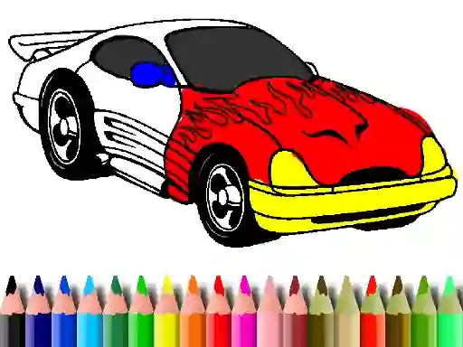 Gêm Back To School: Muscle Car Coloring ar-lein