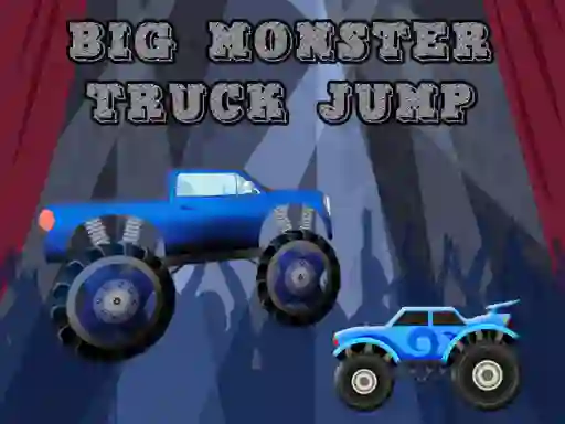 Gêm Big Monster Truck Jump ar-lein