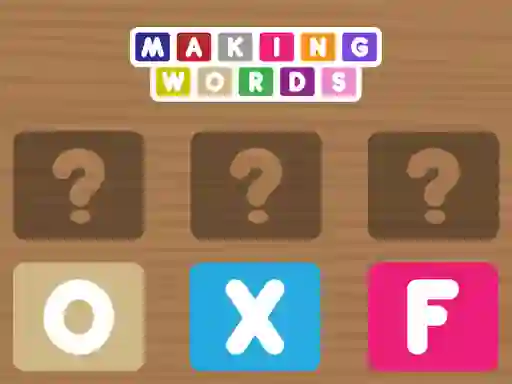 Gêm Making Words ar-lein