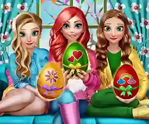 Gêm Princesses Easter Fun ar-lein