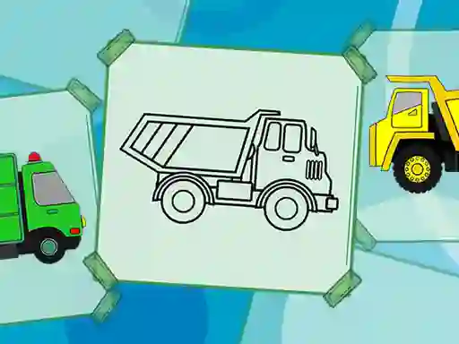 Gêm Truck Coloring Book ar-lein