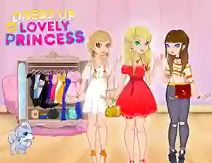 Gêm Dress Up The Lovely Princess ar-lein