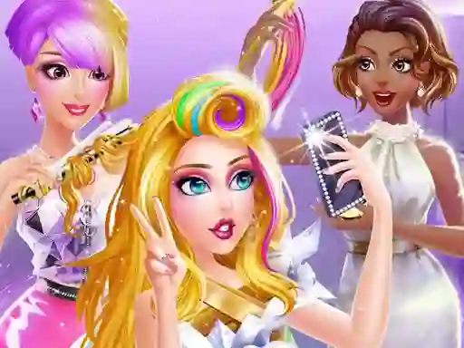 Gêm Superstar Hair Salon ar-lein
