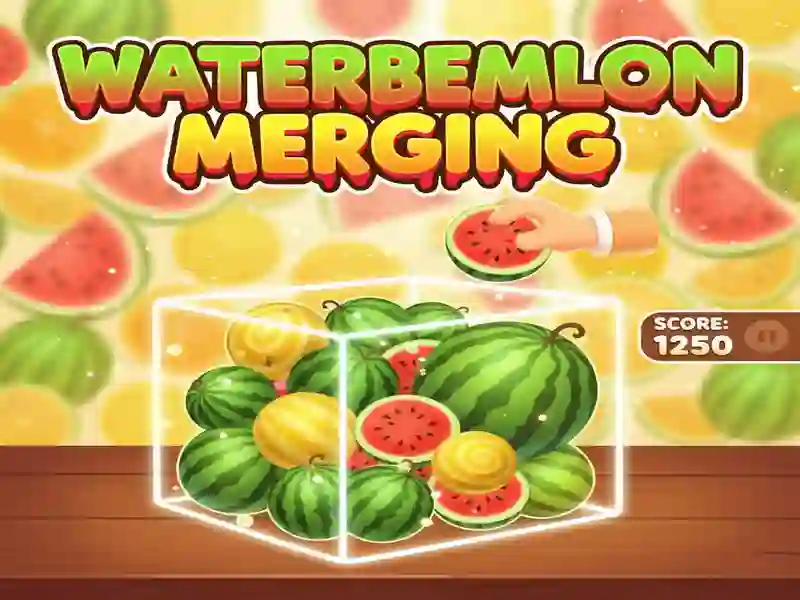 Gêm Watermelon Merging ar-lein