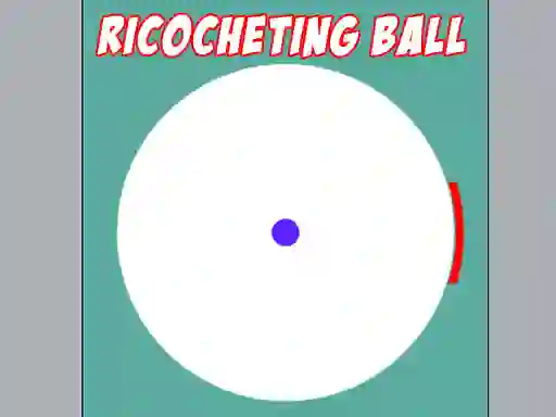 Gêm Ricocheting Ball ar-lein