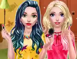 Gêm BFF Autumn Makeup ar-lein