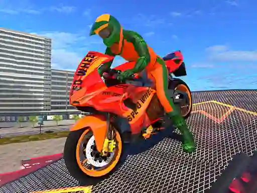 Gêm Bike Stunt Driving Simulator 3d ar-lein