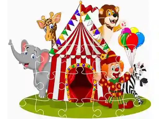 Gêm Party Animals Jigsaw ar-lein