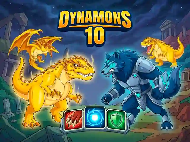 Gêm Dynamons 10 ar-lein