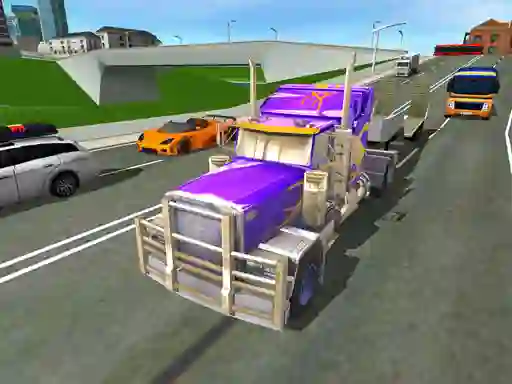 Gêm Euro Truck Driving Simulator 2018 3D ar-lein
