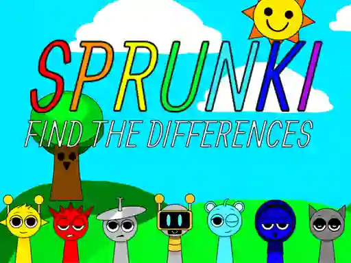 Gêm Sprunki Find The Differences ar-lein