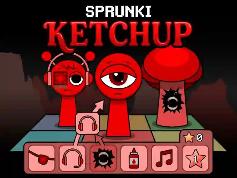 Gêm Sprunki Ketchup ar-lein