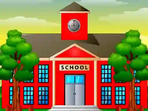 Gêm School Fun Differences ar-lein