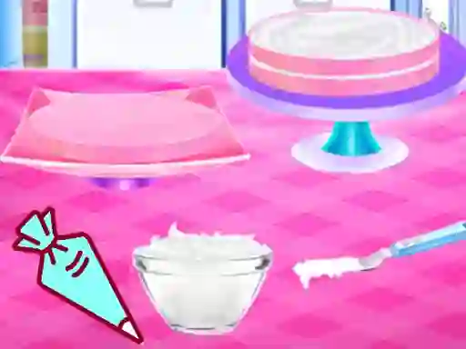 Gêm Cherry Blossom Cake Cooking ar-lein