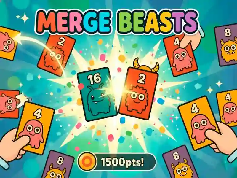 Gêm Merge Beasts ar-lein