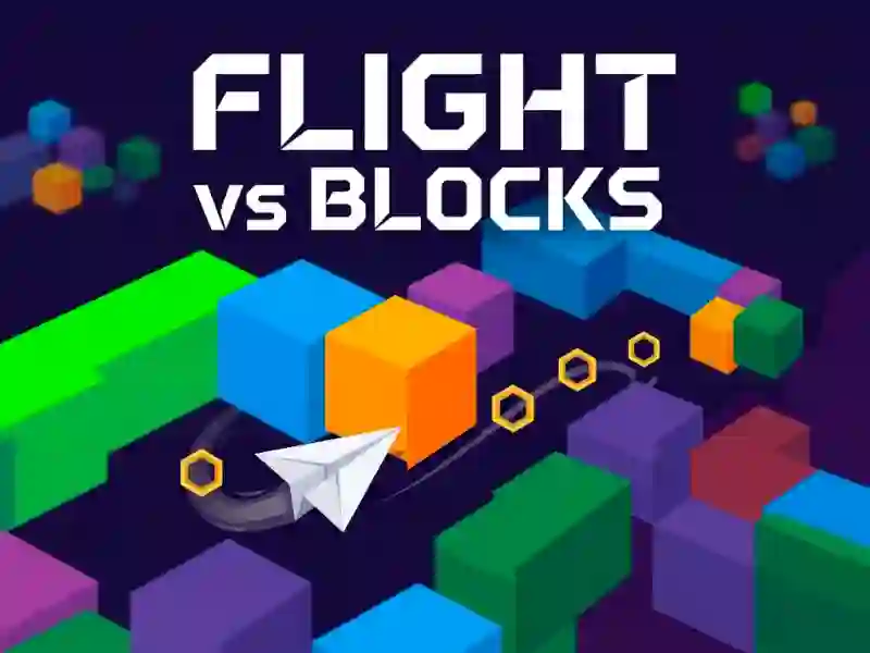 Gêm Flight vs Blocks ar-lein