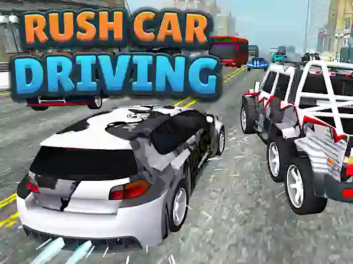 Gêm Rush Car Driving ar-lein
