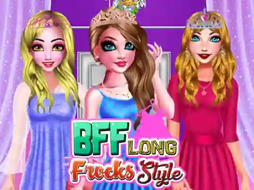 Gêm BFF Long Frocks Style ar-lein