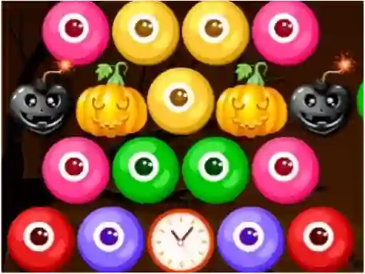 Gêm Spooky Bubble Shooter ar-lein