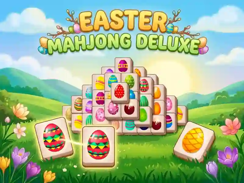 Gêm Easter mahjong deluxe ar-lein