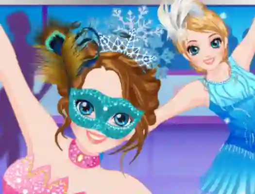 Gêm Ice Skater Princess Dressup ar-lein