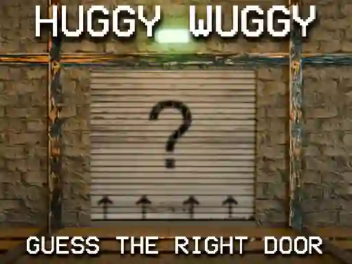 Gêm Huggy Wuggy Guess the right door ar-lein
