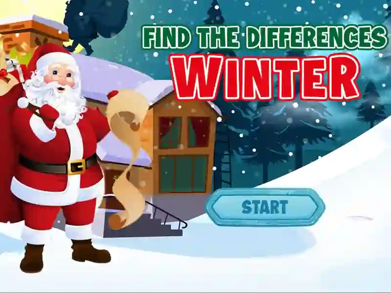 Gêm Find The Differences Winter ar-lein